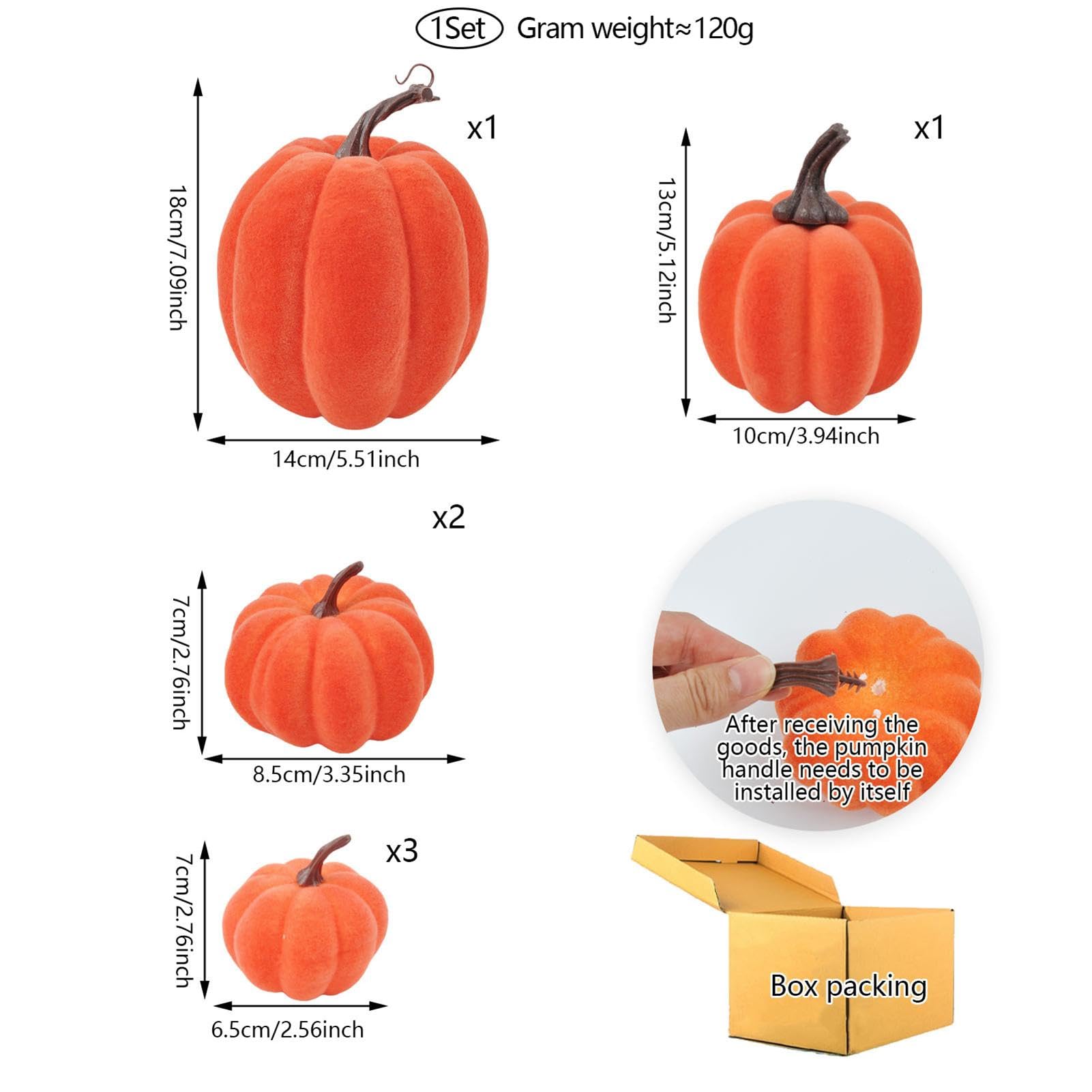 Amazon.co.jp: ハロウィン用人工カボチャ、オレンジ色の人工カボチャ