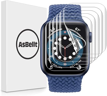 Amazon Asbellt Apple Watch 44mm フィルム 用 Apple Watch Series 6 5 4 Se 44mm用 貼り直し可 Tpu製 貼付簡単6枚 スマートウォッチアクセサリ 通販