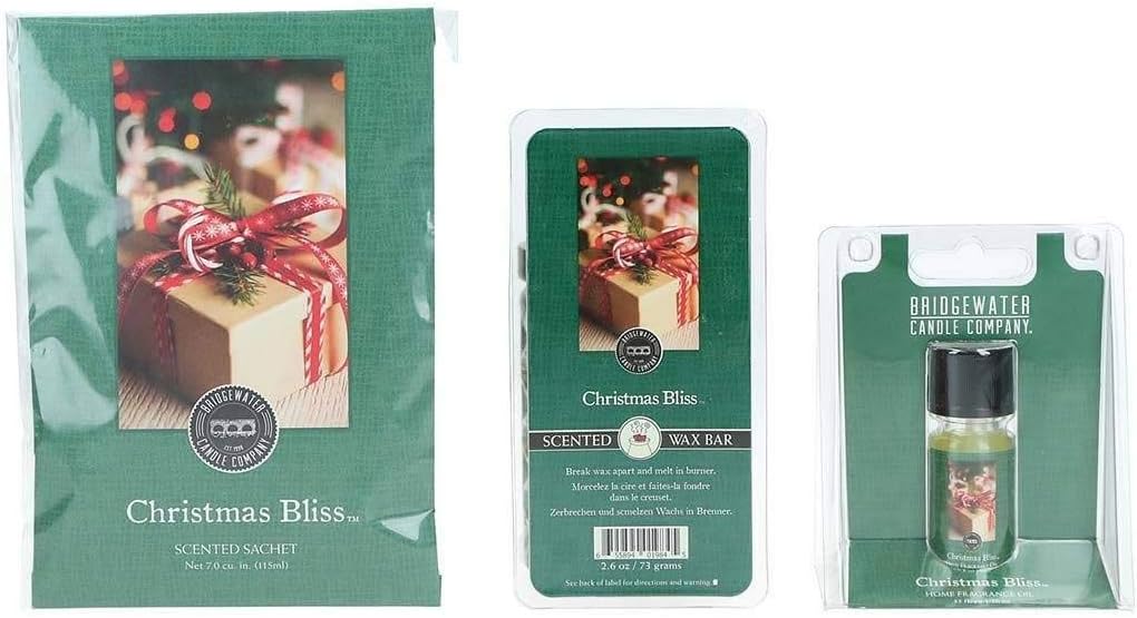 Bridgewater Candle Holiday Collection Flameless Bundle