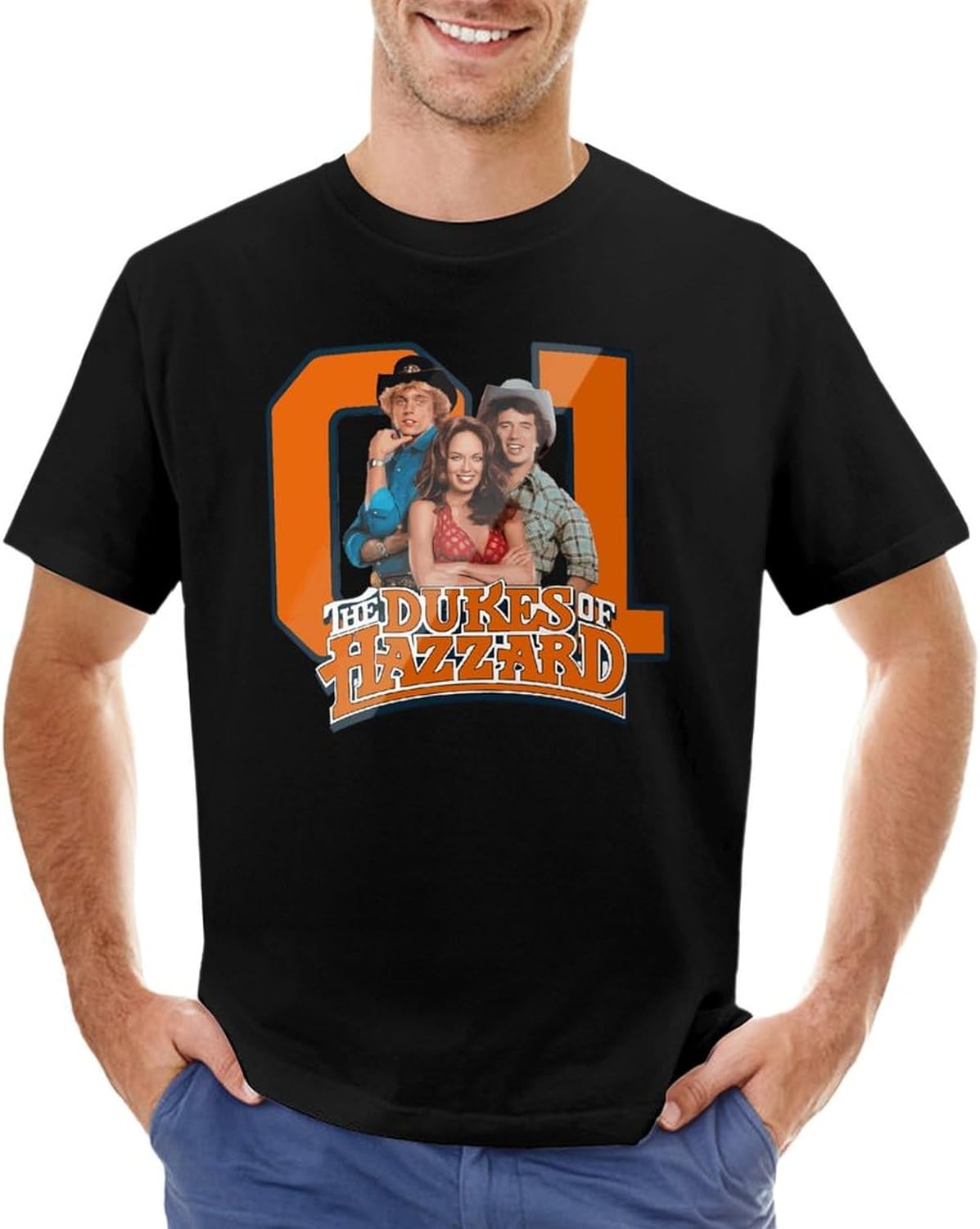 New Dads Crewneck Short Sleeve Tshirts for Hazzard Dukes Tee,Soft Tee for Fitness Sports
