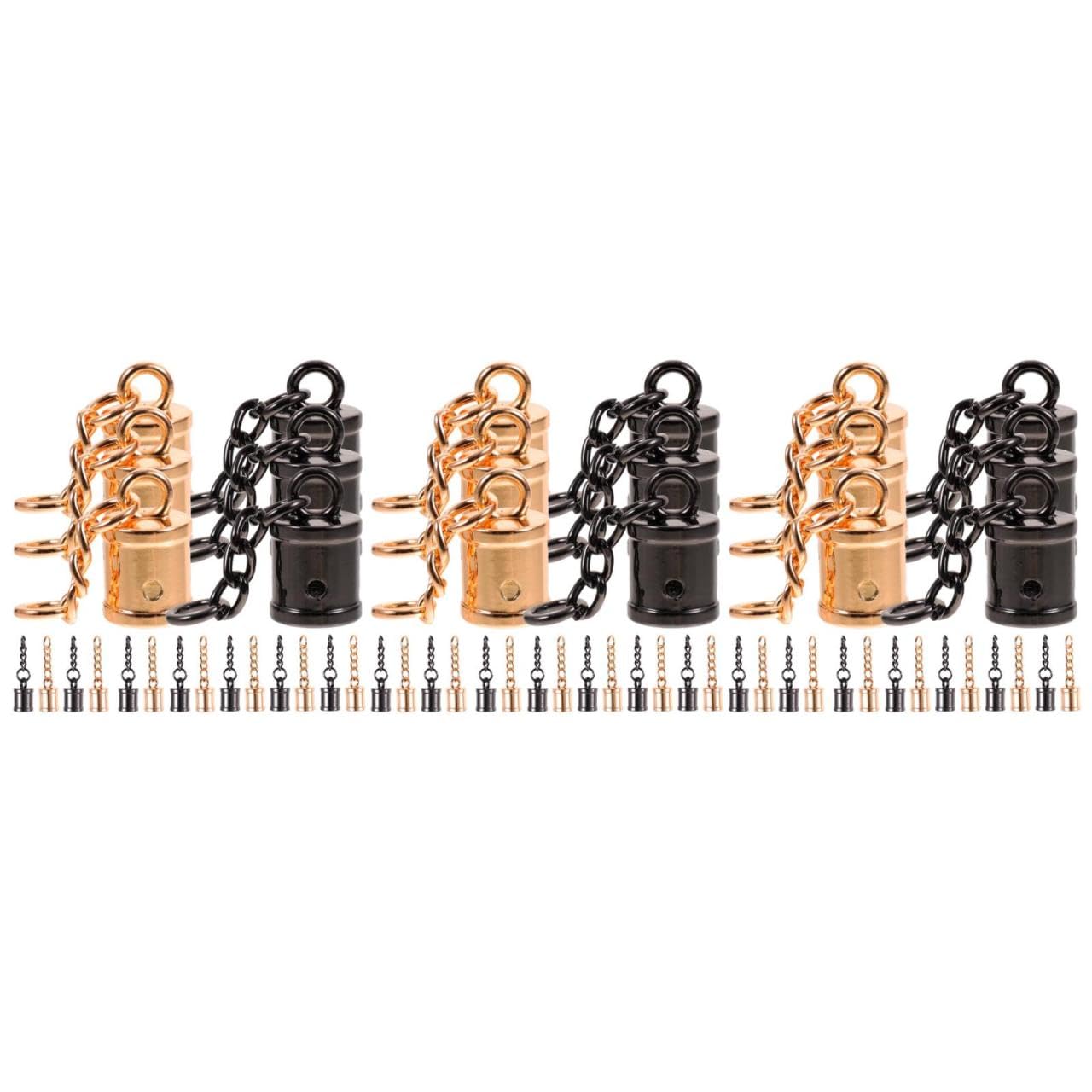 jojofuny 3 Set Coperchi Per Frange Materiali Professionali Per Creazione Gioielli Accessori Per Collane Bracciali E Fai Da Te Con Incluse 20 Pezzi*3