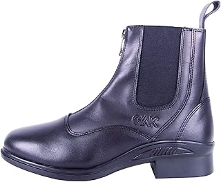 AK Phantom Full Grain Leather Zip-up Paddock/Jodhpur Horse Riding Boots AKRS-6051-02