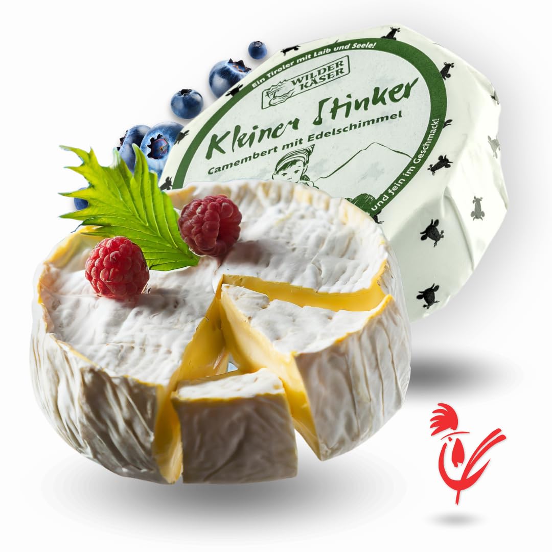 Tiroler Bauernstandl® Camembert Probierpaket | 3 Käse am Stück | Sahne Frischkäse für Käseplatte und Käsefondue | Idealer Käse als Geschenk