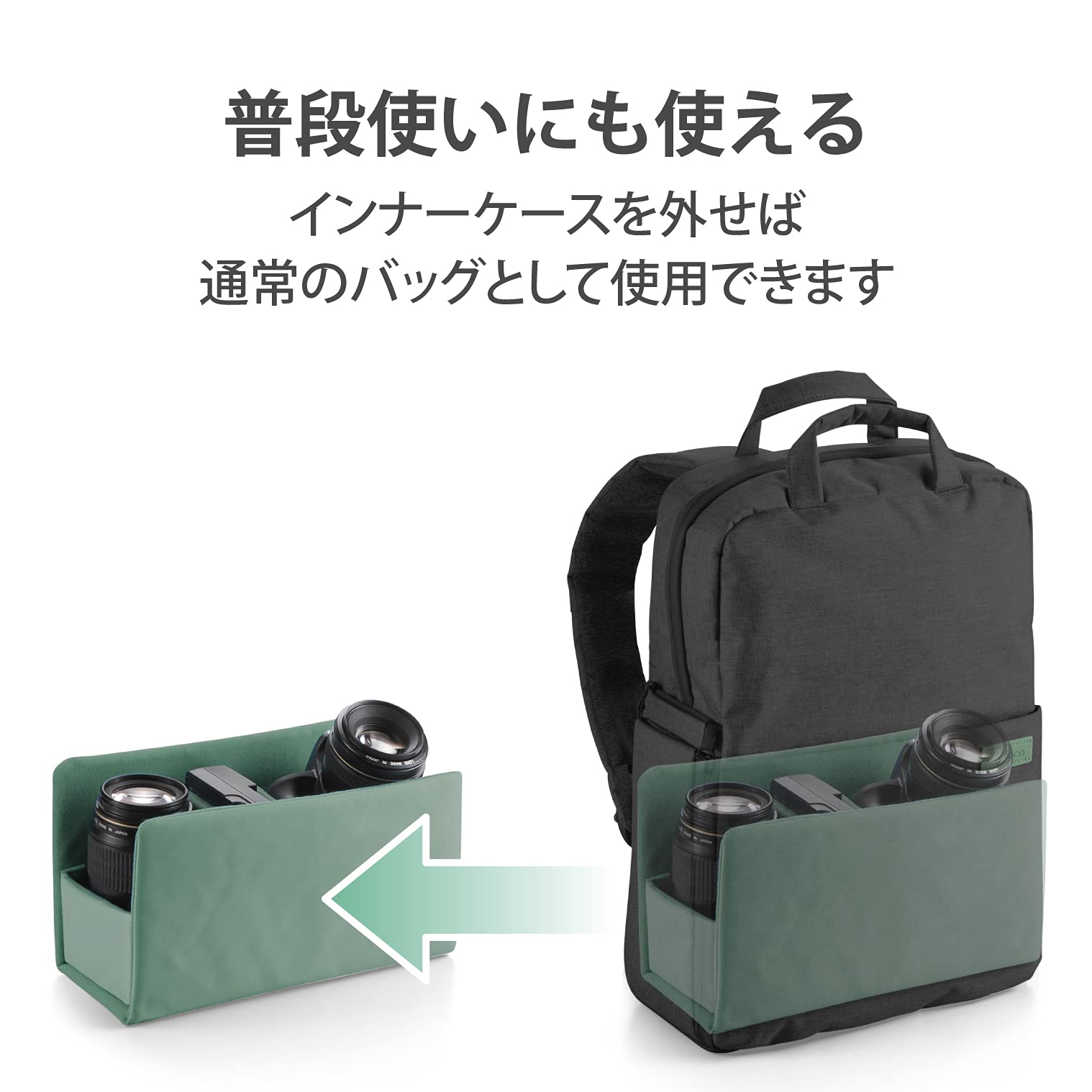 【中古】 エレコム PCバッグ カメラバッグ offtoco オフトコ ブラック DGB-S043BK Amazon.com : エレコム Elecom DGB-S043BK Offtoco PC Bag, Camera Bag
