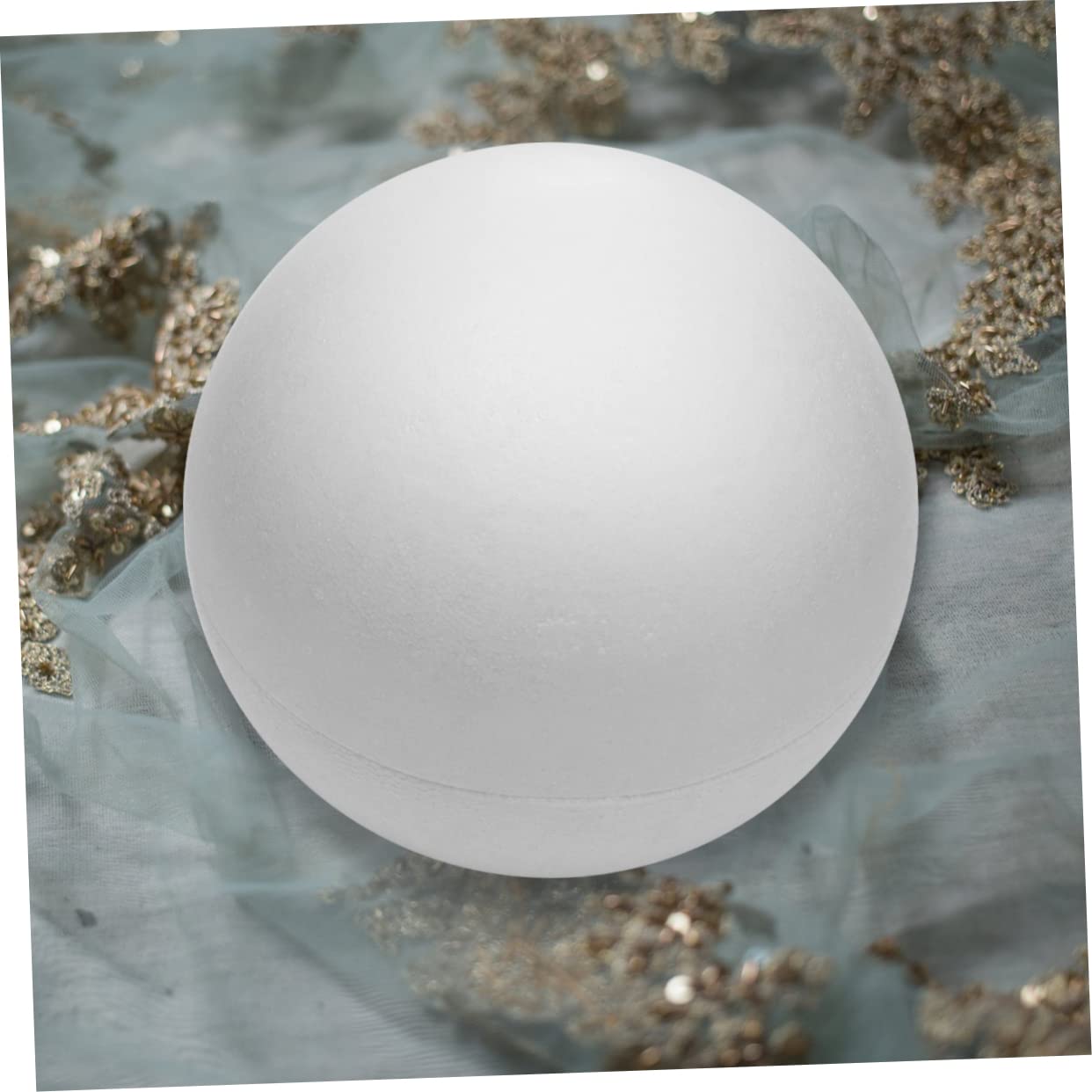 MagiDeal Lot De 126 Boules De Mousse Artisanales Blanches - Différentes Tailles Pour Bricolage