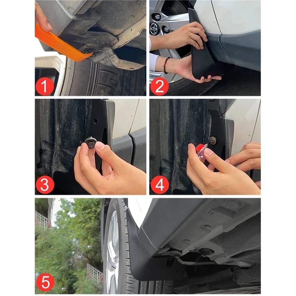 Dla Jeepa Cherokee KL 5th 2014-2020 Fender Lights Splash Guards Fender Mudguards Błotniki samochodowe(2019-2023)
