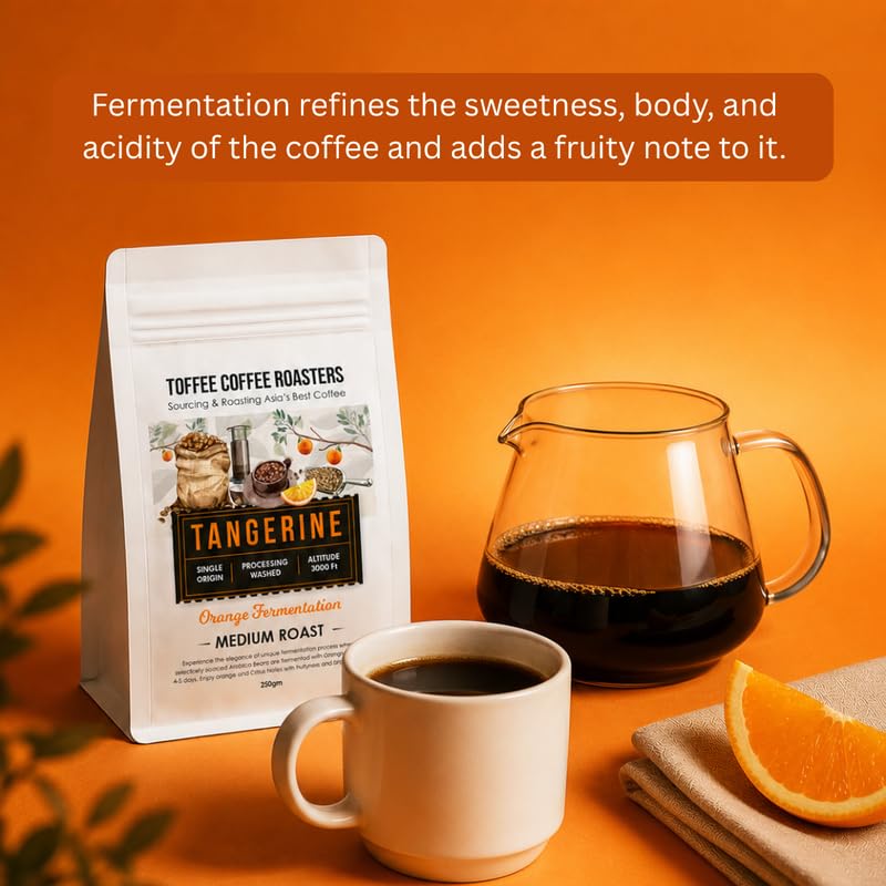 Image of Toffee Coffee Roasters | Whiskey Barrel Aged, Medium Dark Roast, 500 g | Grind: Whole Beans, Barrel Aged, 100% Arabica | Speciality Coffee | Freshly Roasted