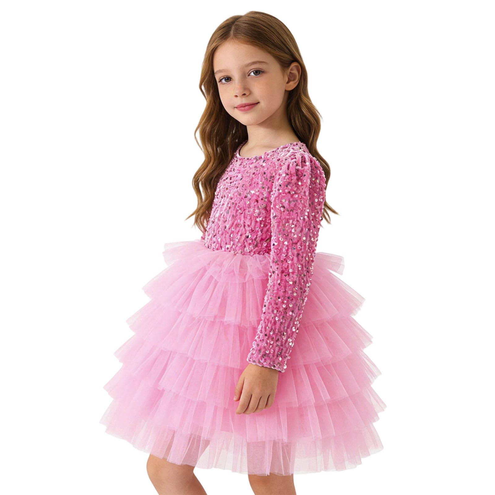 Vestidos para niñas y niñas, vestidos infantiles, falda, vestido festivo para niñas, vestido de fiesta para cumpleaños, desfiles, actuaciones