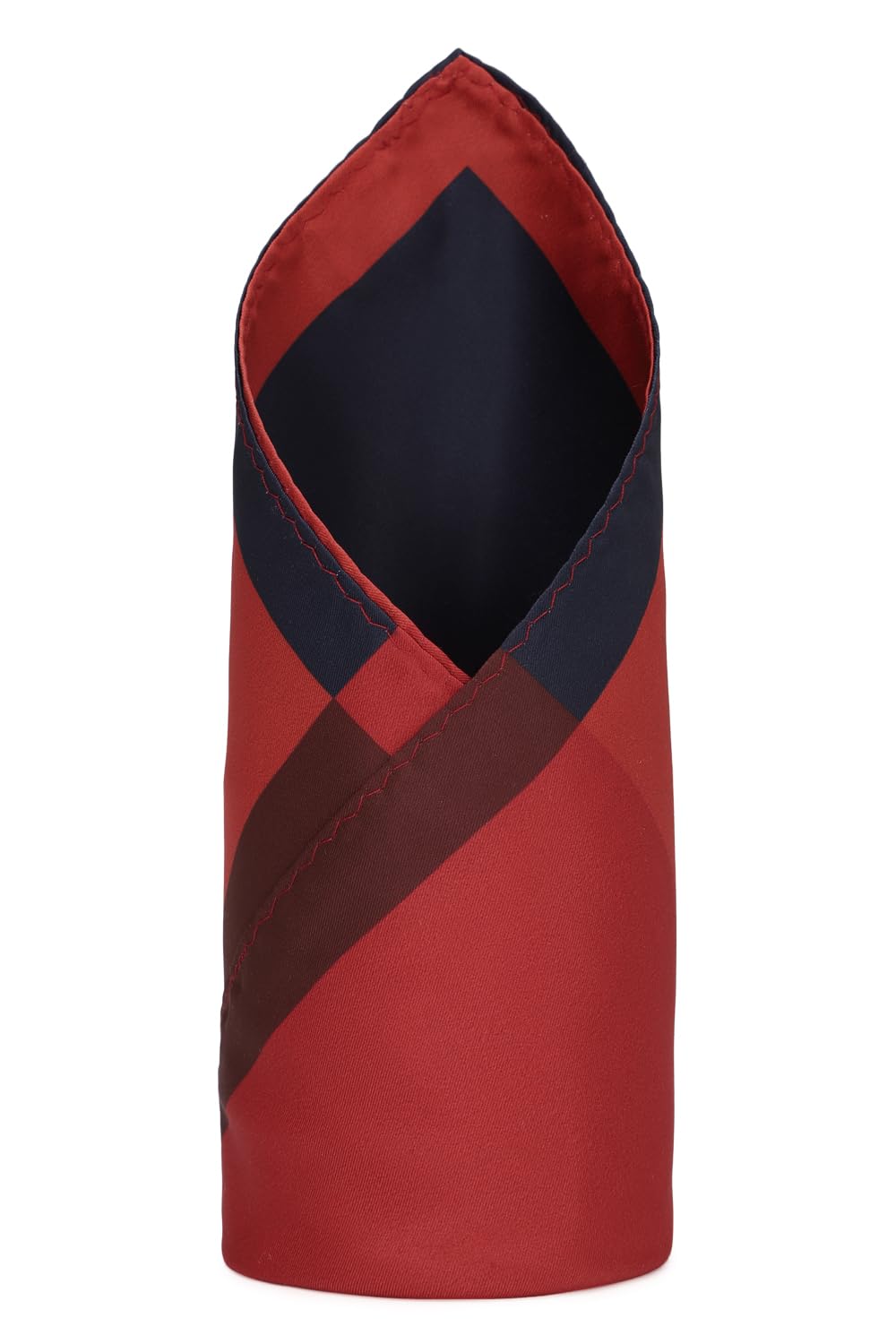 Men's Polyester Maroon Print Formal Pocket Square, Free Size-image-44