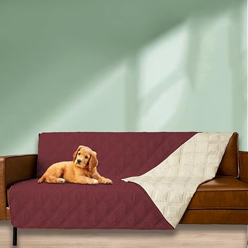 Miniatura 6 de Ameritex - Manta impermeable para cama de perro con parte trasera antideslizante para muebles, cama o sofá