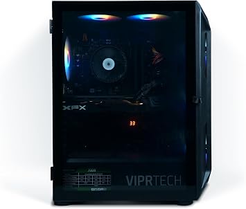 VIPRTECH Rebel 4.0 GamingPC, Ryzen 7, RTX 4060 8GB, 16GB/1TB SSD Onyx Black