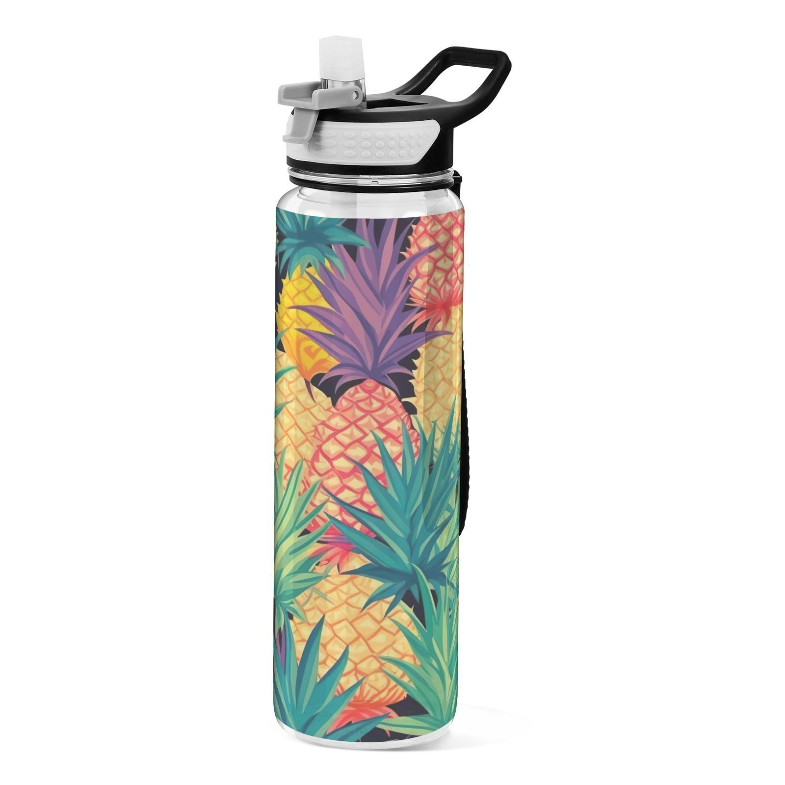 Amazon.com: Nesatuwa 32 oz Summer Pineapple Water Bottles with
