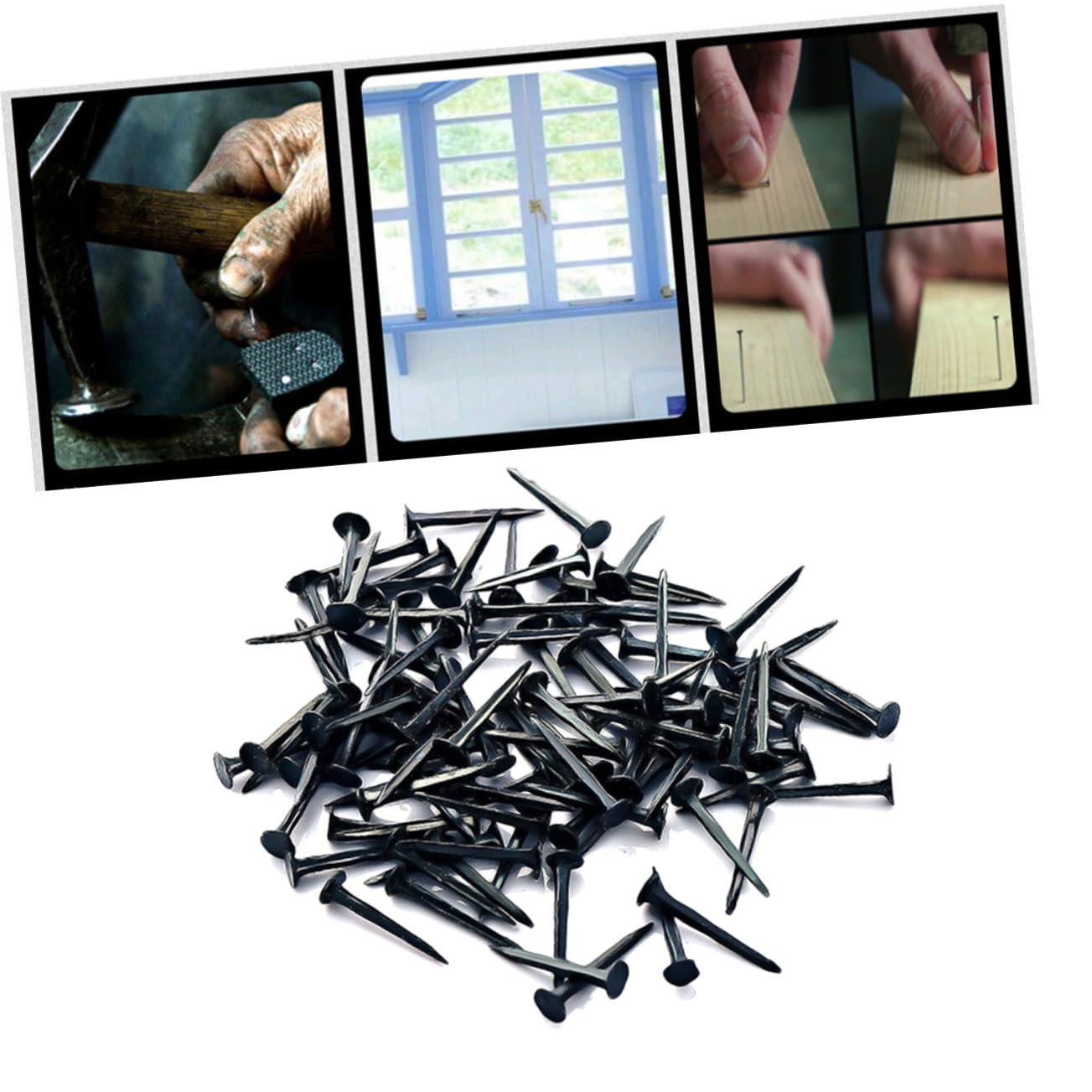 Clous laiton antirouille durables pour réparation précise de semelles et talons