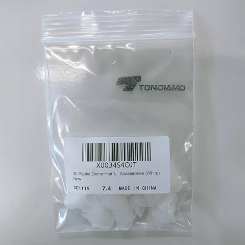 Vista 7 de 30 piezas de cúpulas de audífono de silicona para audífonos Cúpulas de audífono de potencia media Cúpulas de audífono de potencia pequeña Puntas