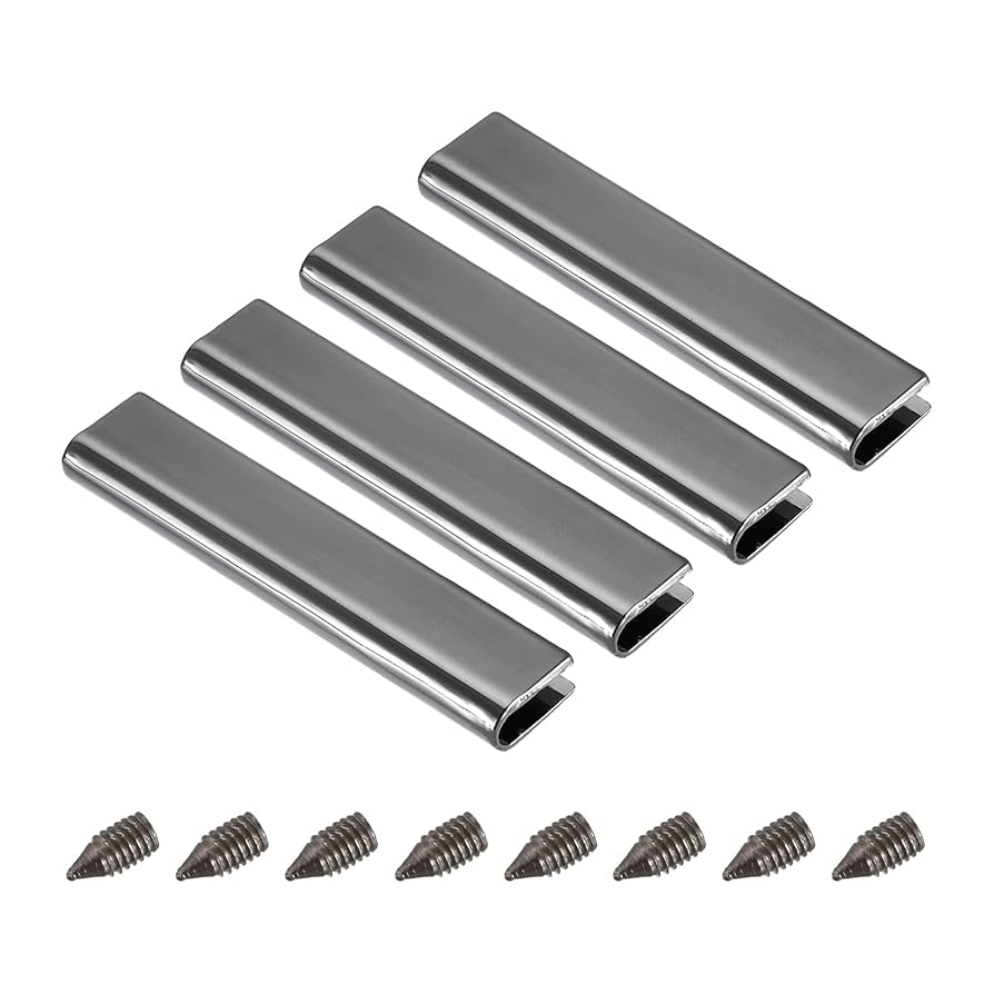 Amazon.co.jp: uxcell ベルトバックルエンドチップ 亜鉛合金