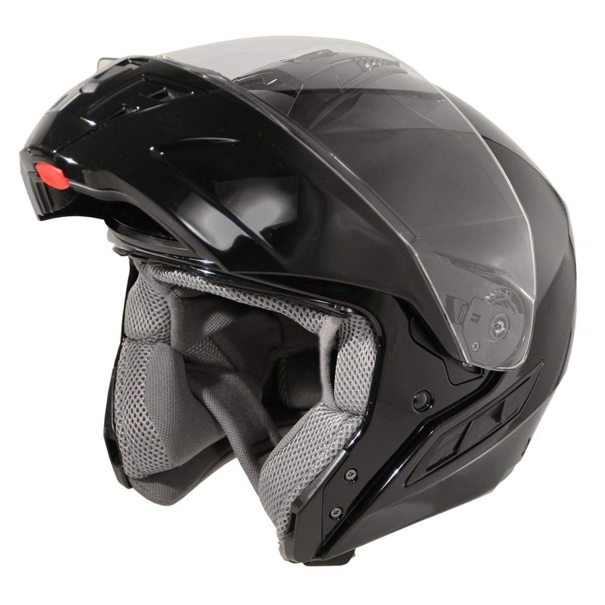 Buy HAWK Helmets FX ST 11121 Glossy Black Modular Motorcycle Full Face