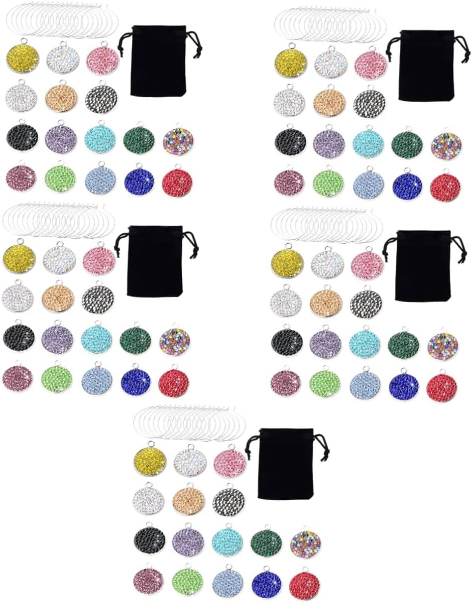 DECHOUS 5sets Drink Markers Reusable Wine Glass Tags for Easy Identification at Parties and Gatherings Stylish Cup Decorations for