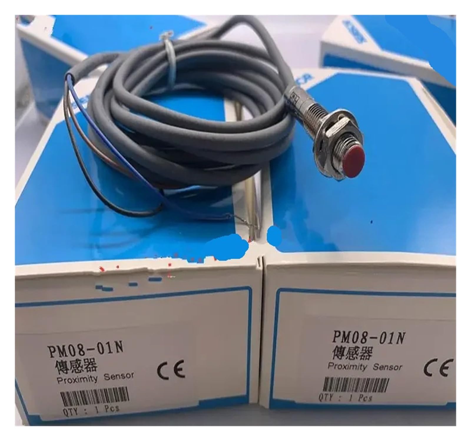 XDDQWSWA 5pcs PM08-01N PM08-01P proximity switch(PM08-01N)