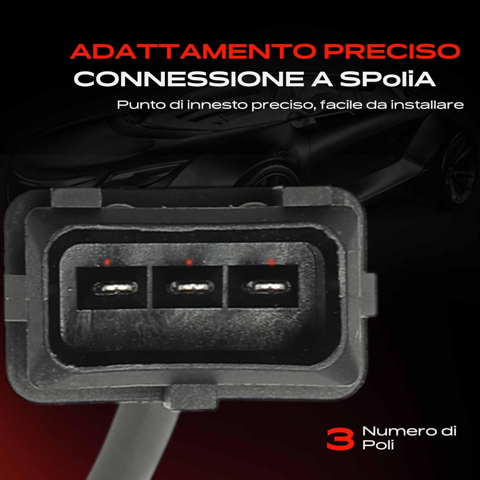 Frankberg Sensore Posizione Albero Motore 3-Poli – Compatibile Con Mitsubishi Eclipse II 2.0L 1995-1999, 37510RAAA01