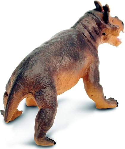 Miniatura 4 de Safari Ltd. Estemmenosuchus Figura detallada de modelo de 4.5 pulgadas, juguete educativo para niños, niñas y niños a partir de 3 años