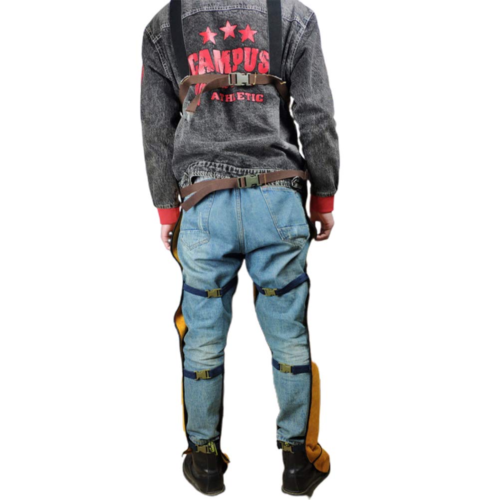 Grembiule da Saldatura Professionale, in Pelle, per Saldatore, Falegname, Fabbro, Giardiniere, Pantaloni, Pantaloni