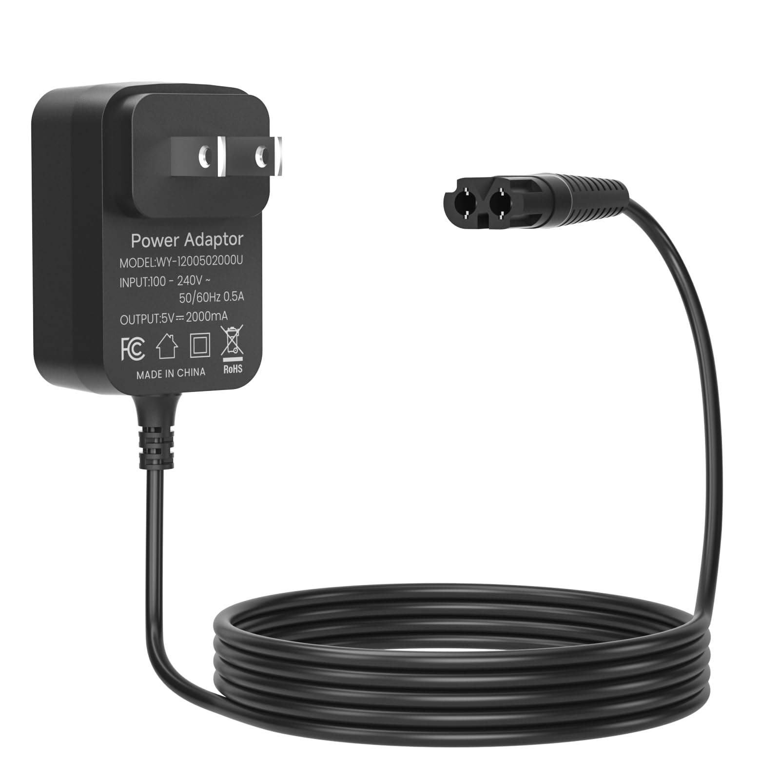 Auspow 5V Charger Fit for Wahl Senior Magic Clip Detailer Cordless Clipper, 5V Charger Cord Fit for Wahl Magic Clip 8171 8173 8148L1 8504L1 8591L1 Shaver, AC Adapter for Trimmer Hair Clipper Shaver