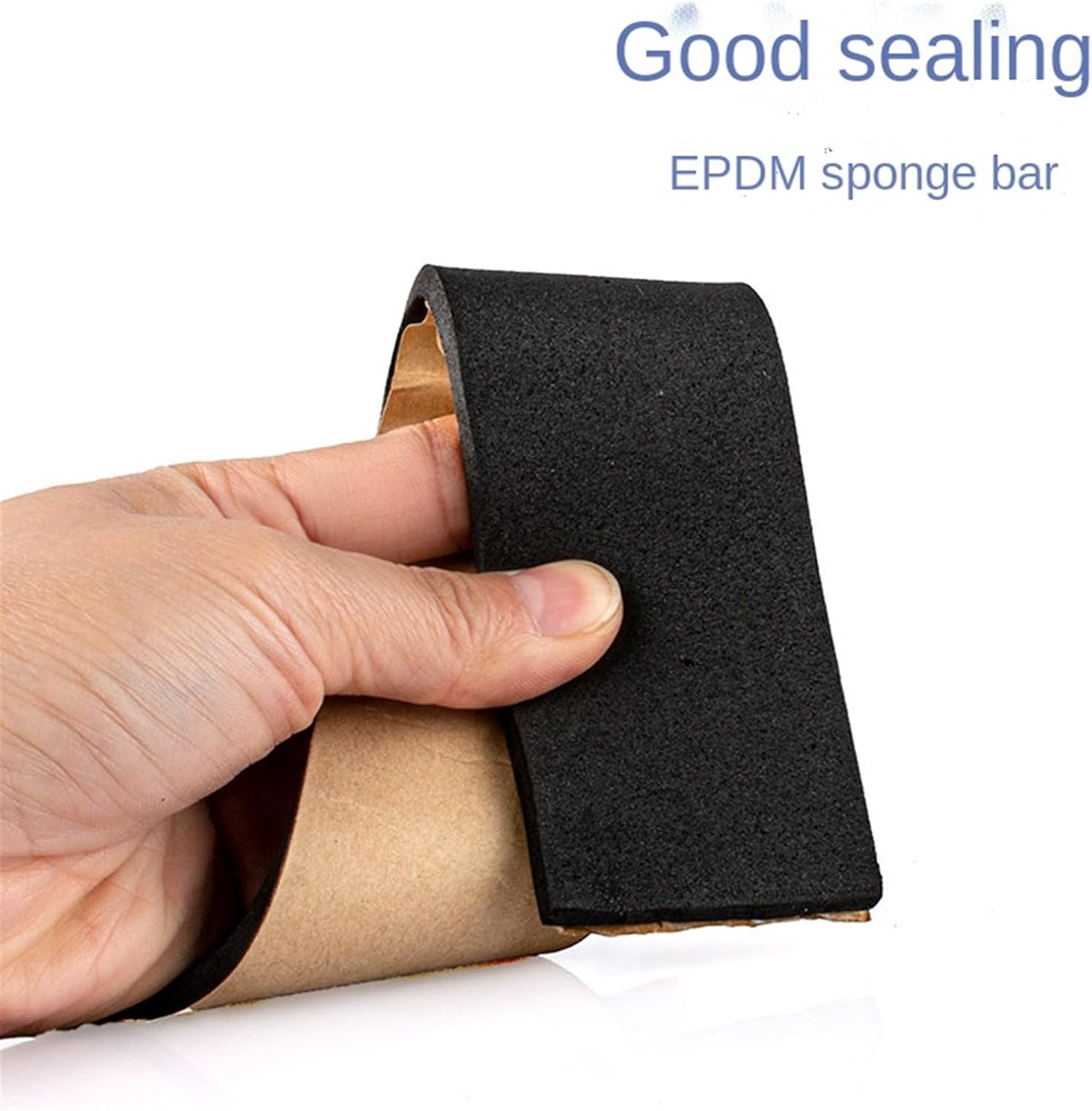 10M Rubber Self Adhesive Foam Seal Strip - Black Weatherproof Insulation Tape for Doors, Windows, and More(3mm x 30mm x 10m)