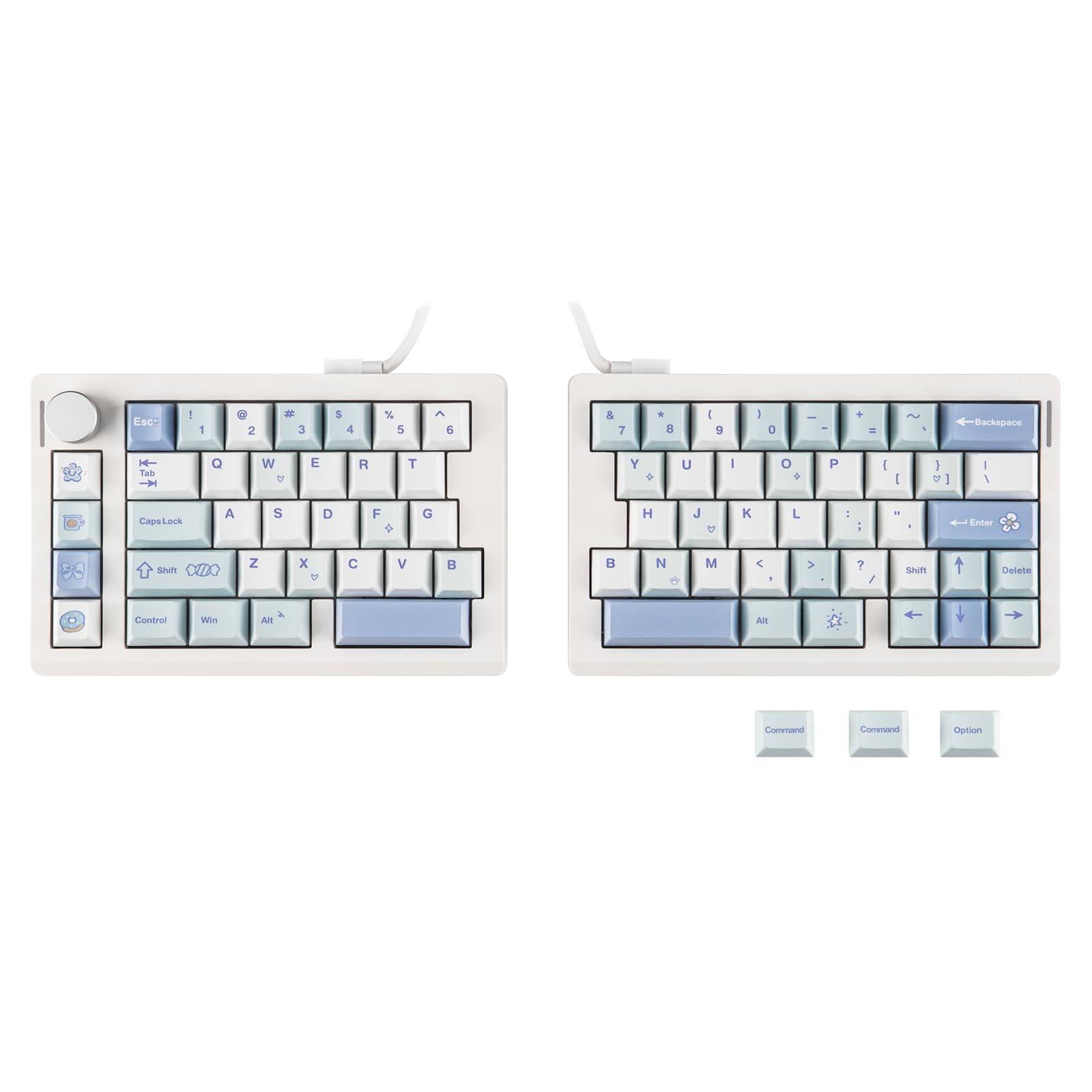 Amazon.com: EPOMAKER Split70 Wireless Ergonomic Keyboard with QMK