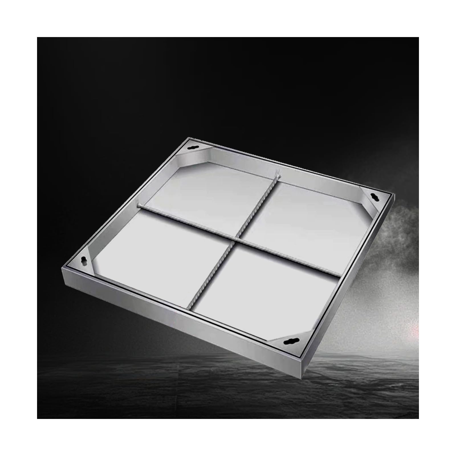 Regard carré pour fosse septique 40x40cm anti-affaissement pour rue piétonne