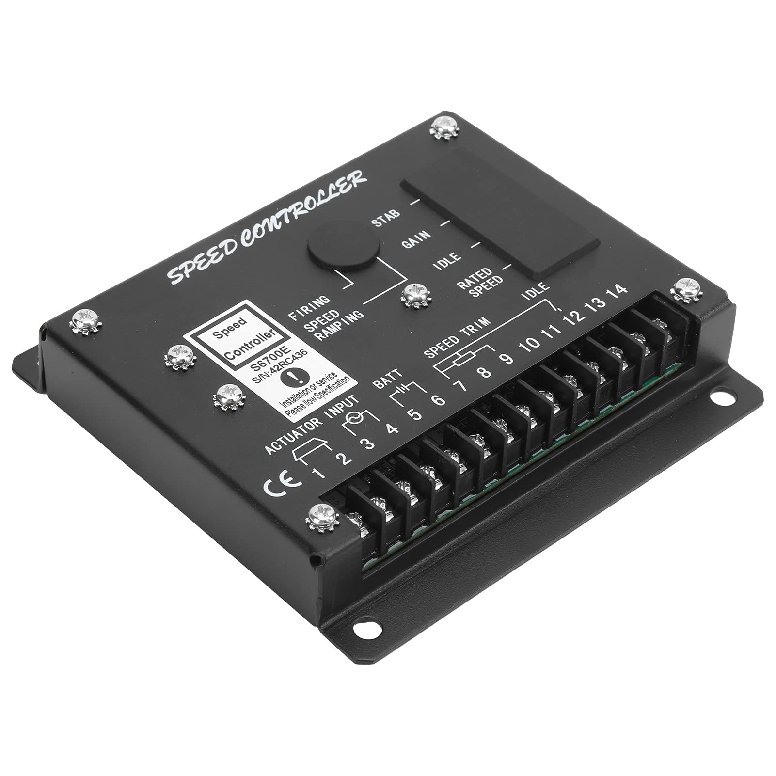 Regolatore di velocità del Motore Funzioni Multiple S6700E Risposta Rapida per Generatori Regolazione Ad Alta Precisione 12-32 V