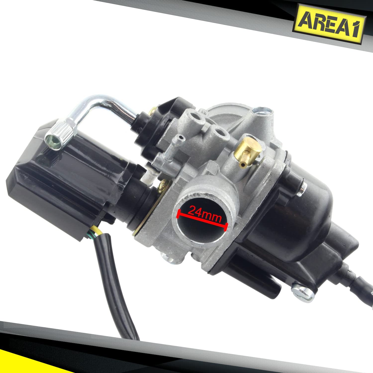 Area1 Carburatore di ricambio 12 mm 50 ccm 2T compatibili con NRG Power mc2 mc3 TPH Fly Liberty Free Zip Free Diesis Sfera, Runner, SR R, S Primavera Sprint ET2 LX LXV