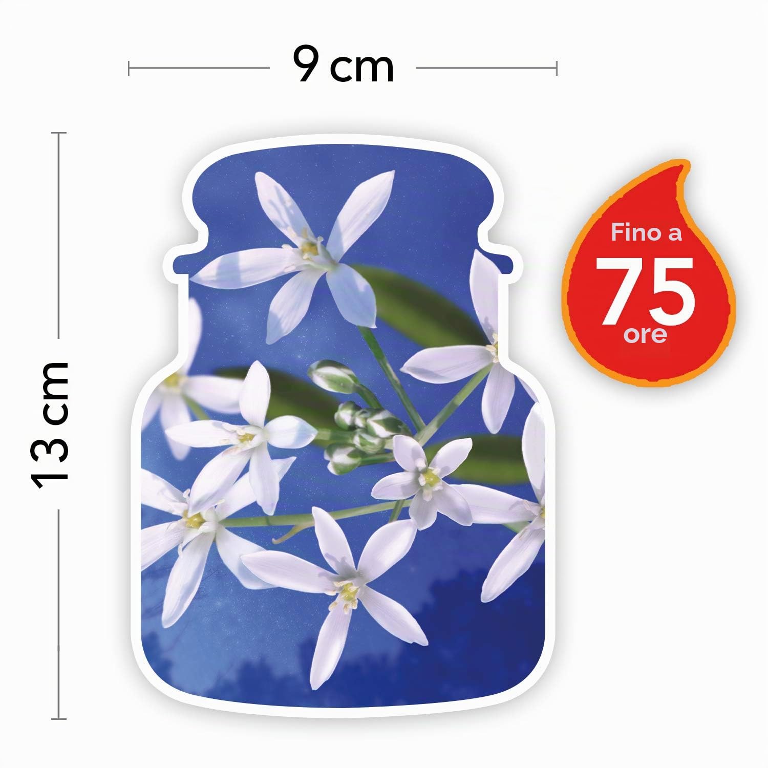 Yankee Candle Candela profumata in giara media | Gelsomino notturno | Durata Fino a 75 Ore