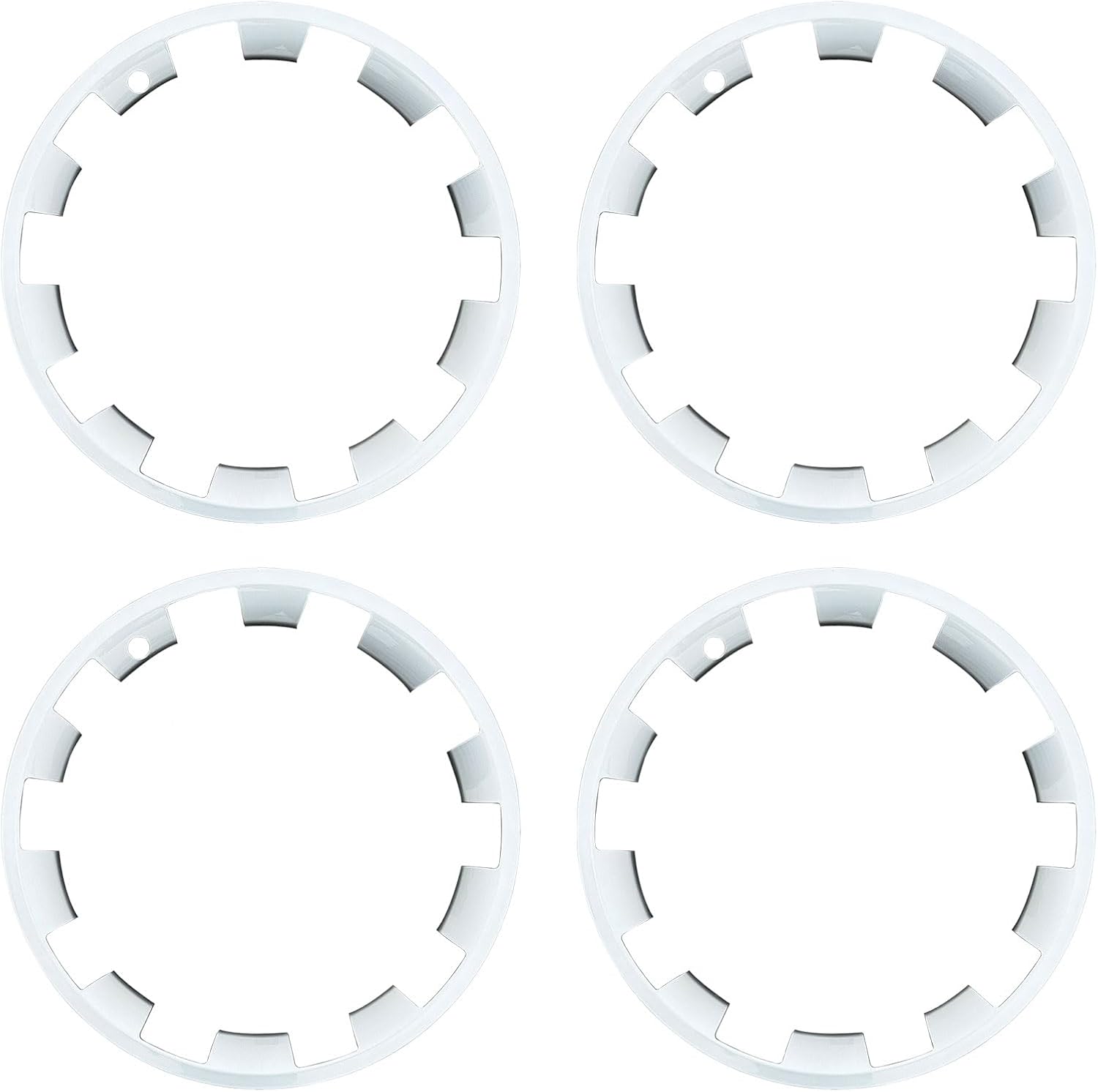 for Tesla Model Y 20 Inch Helix Wheel Rim Protector Hubcaps Helix Wheels Rim Cover Tire Trim Rings Silver 4Pcs Model Y Accessories Silver 20 in