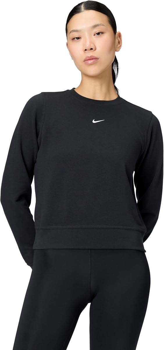 Nike Women's Dri-FIT One Crew-Neck French Terry Sweatshirt