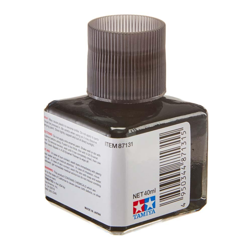 Amazon | タミヤ アクリル スミ入れ塗料 40ml ブラック 87131-000