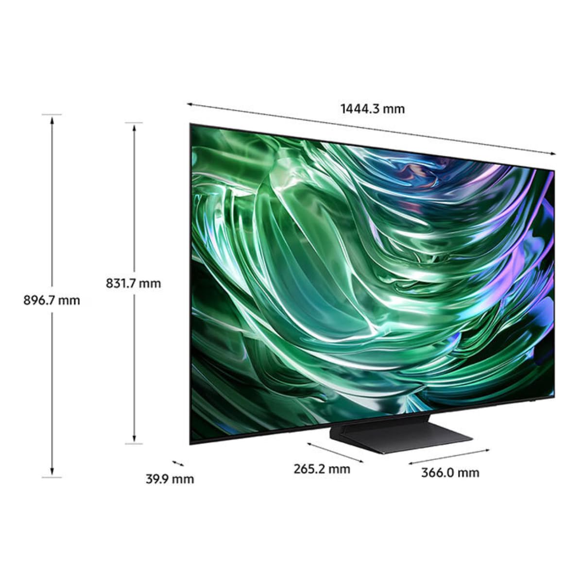 Samsung TV 65 Pouces OLED S90F 4K Smart TV avec Vision AI, Motion Xcelerator 144Hz et Couleurs certifiées Pantone
