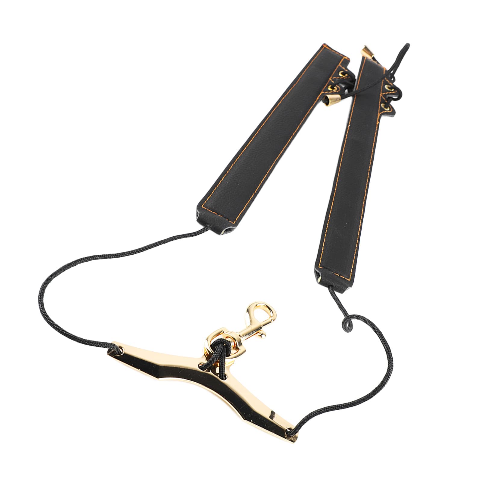Tracolla regolabile per sassofono Comodo supporto per spalla imbottito per sassofono Oboe Clarinetto Fibra di poliestere Resistente 11,81 pollici