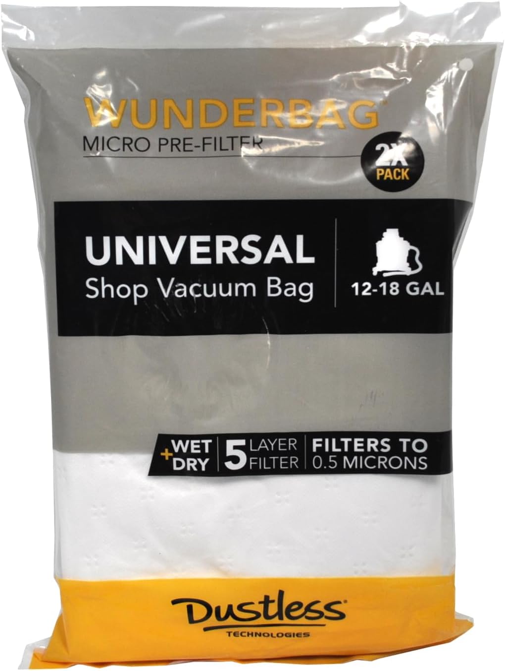 Ash DryWall Shop Vac Vacuum Cleaner Bags