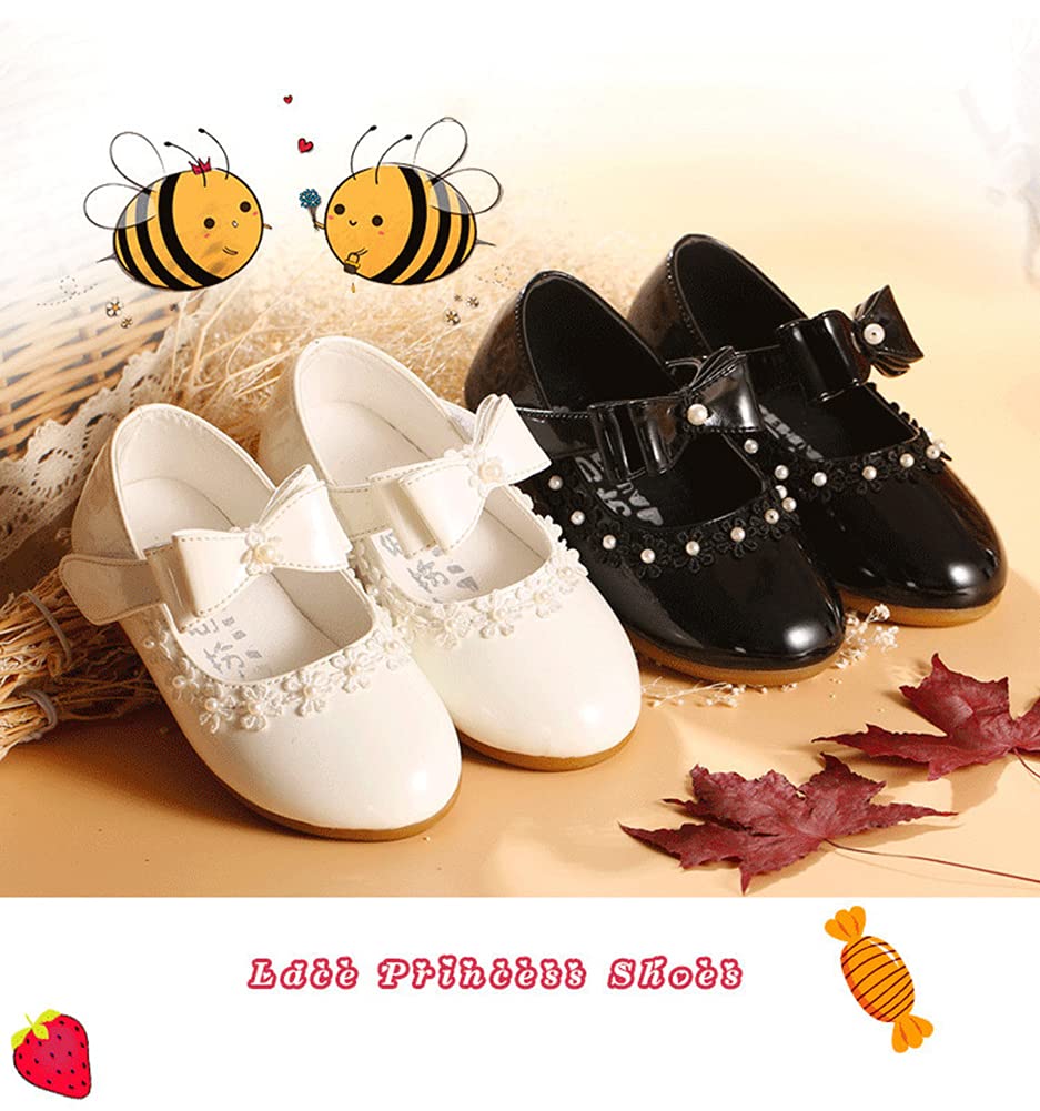 Ragazze Mary Jane Scarpe Principessa Scarpe Ragazza Ballerina Battesimo Decorazione Floreale Comunione Cerimonia Nozze Scarpe
