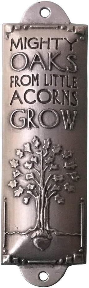 Cynthia Webb Designs Mighty Oaks from Little Acorns Grow Room Blessing Christian/Jewish Mezuzah Blessing - Handcrafted in The USA
