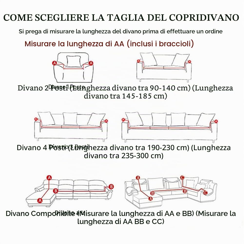 Copridivano Elasticizzato 1 2 3 4 5 Posti, Copridivani Fantasia Copertura Divano velluto jacquard ispessito Universale Fodera per Divano Estensibile Copri Divano Antiscivolo ( Color : Light Gray , Siz