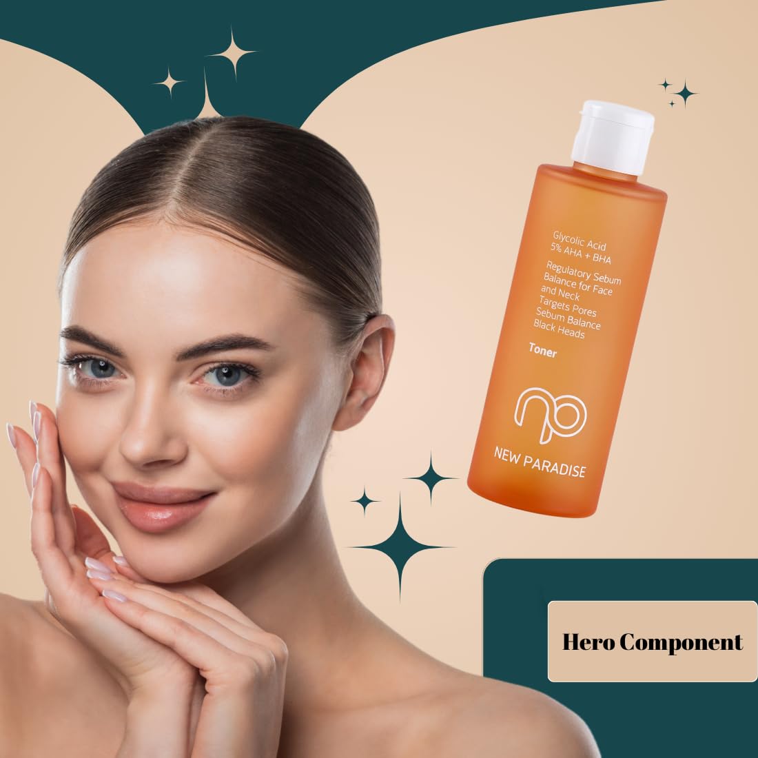 New Paradise Gözenek Sıkılaştırıcı Siyah Nokta Karşıtı Sebum Dengeleyici Akne Karşıtı Tonik 200 ml