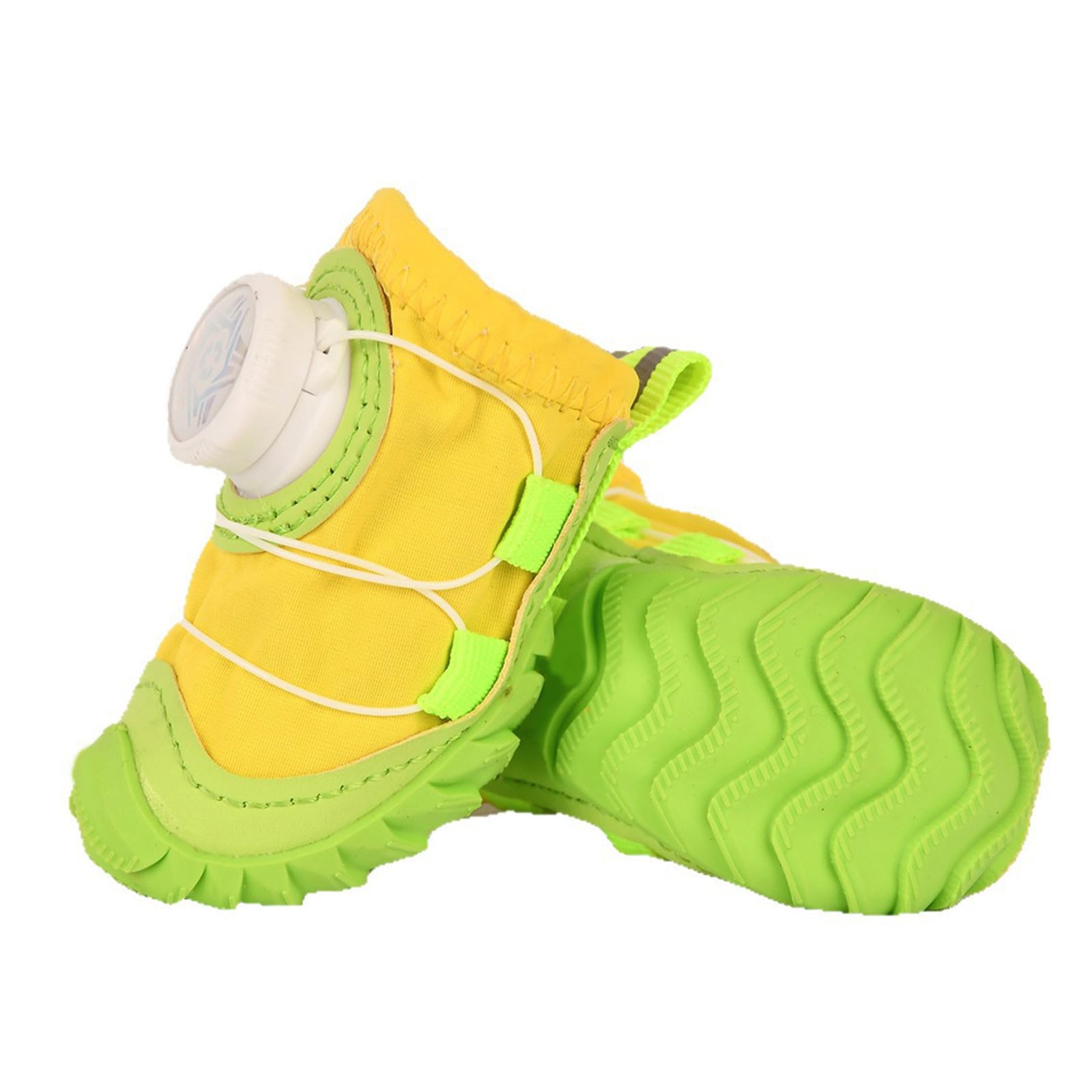HZBB 1pair Nonslip Dog Sneakers Reflective Puppy Shoes Soft Warm Pet Paws Protectors During Walks Waterproof Dog Boot
