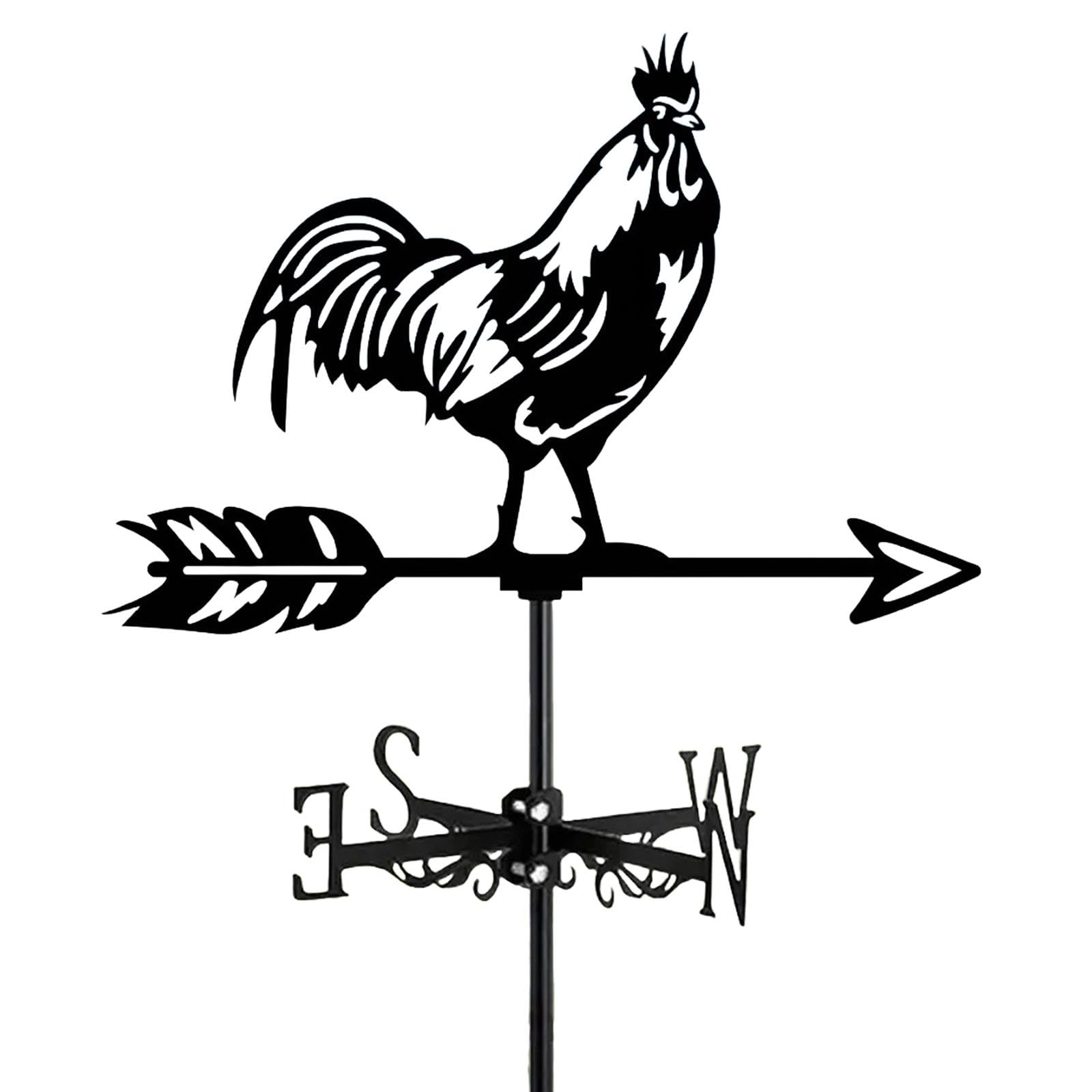 STYLEHEAVEN Weathervane Metal Weather Vane for Farmhouse Roof Mount Farm-image-35