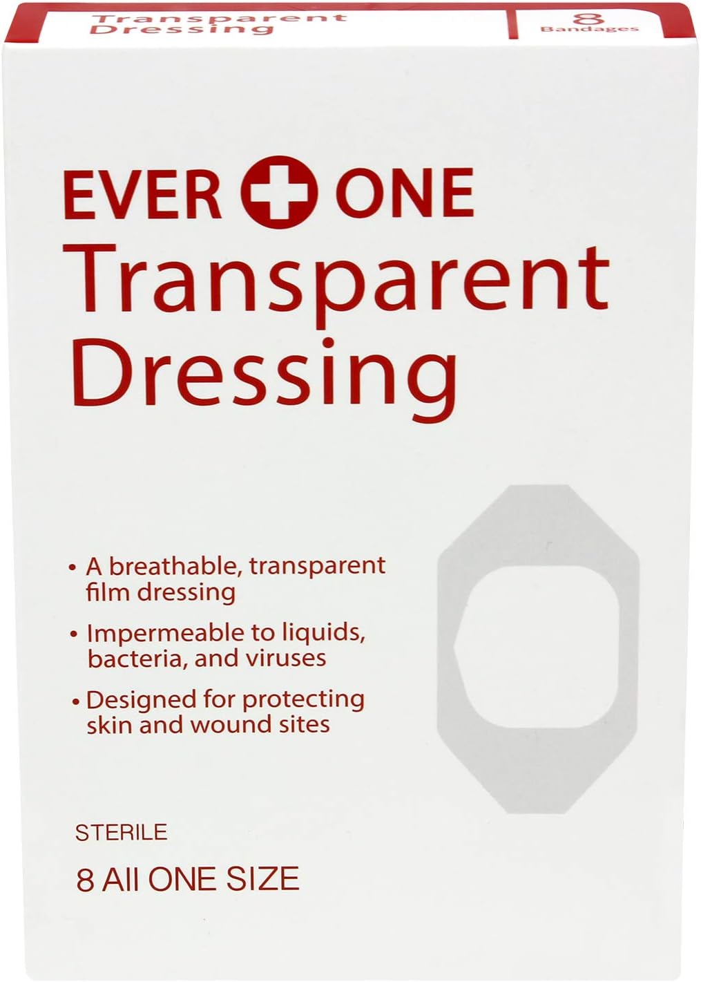 Transparent Dressing, 2 3/8" X 2 3/4"