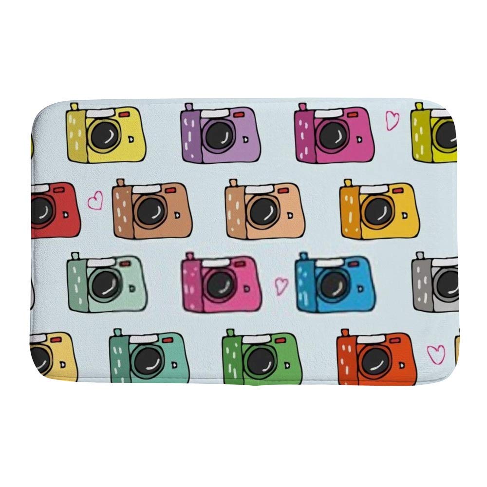 Tapis de bain super absorbant et lavable en velours doux