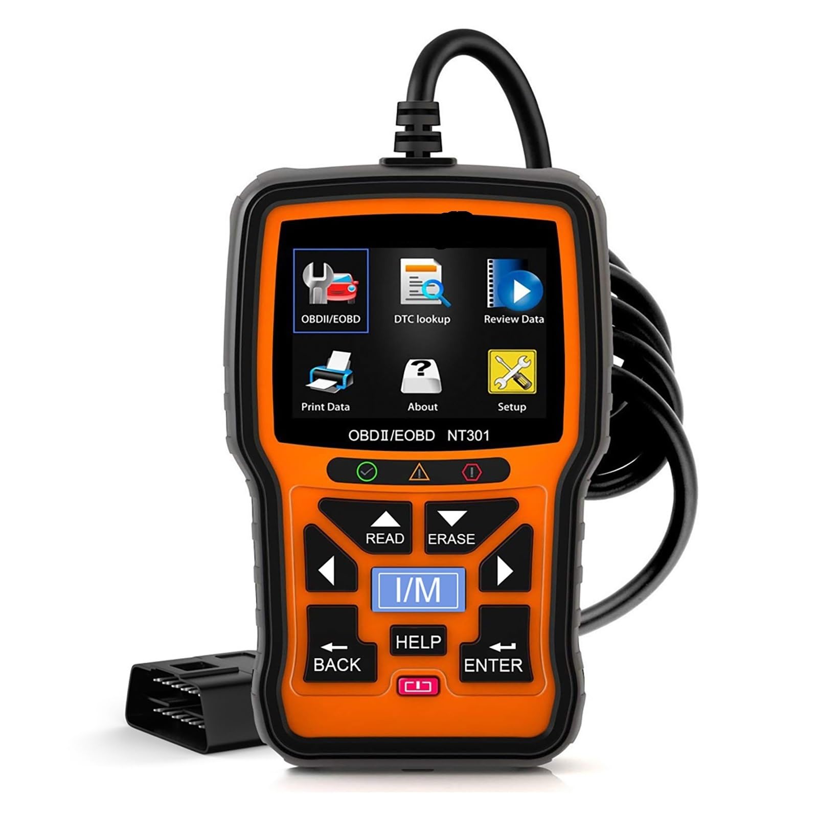 Skaner OBD2 do samochodów, dane na żywo, kontrolka silnika, profesjonalny mechanik, czytnik kodów OBDII Narzędzie diagnostyczne