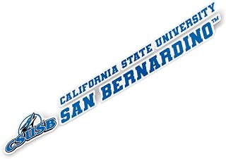 Desert Cactus Cal State San Bernardino University Sticker California Coyotes CSUSB Yotes Name Logo Vinyl Decal Laptop Water Bottle Car Scrapbook (8 Inch Sticker)