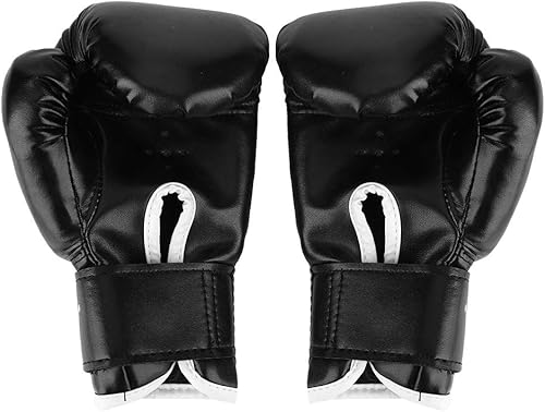 Miniatura 3 de Guantes de Muay Thai para niños acolchados ajustables Kickboxing para 3-12 años de edad, material de PU