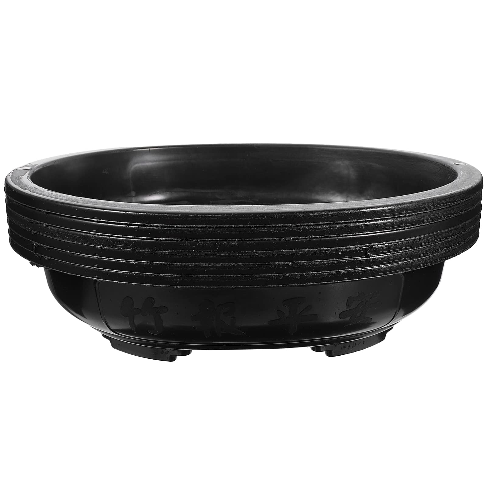 GANAZONO Bonsai Pot 6PCS Bonsai Training Pots Oval Plant Container Deep Flower Pot with Drainage Hole for Home, Garden, Balcony Outdoor Planters